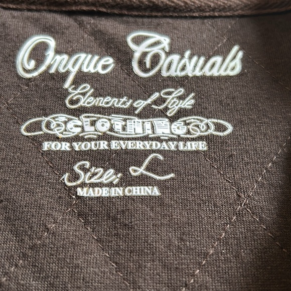 Onque Casuals Vintage Leopard Print Brown Velour Jacket Coat Women’s Size Large - Picture 3 of 10